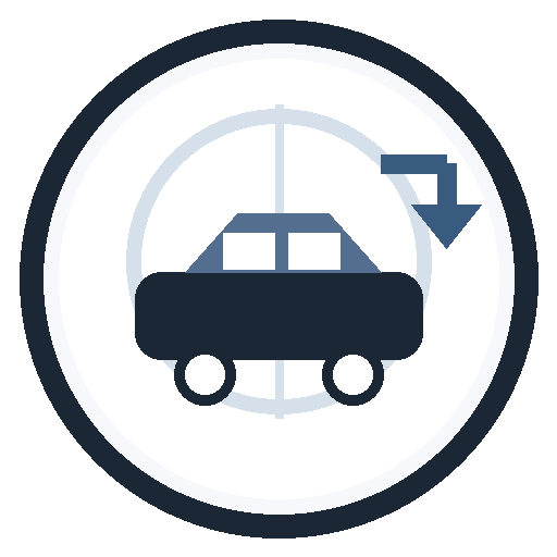 Vehicle export service icon