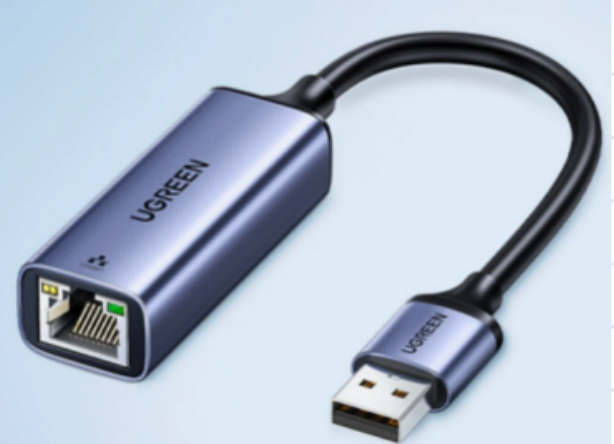 USB to Ethernet adapter for a stable wired network connection during authorised remote service