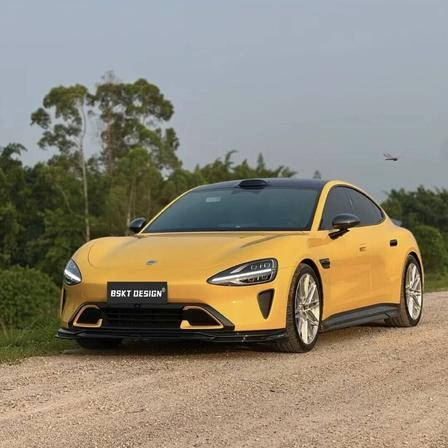 BSKT body kit on a sporty electric sedan